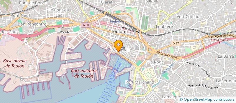 localisation de l'entreprise MONSIEUR LAURENT LEBLANC à TOULON