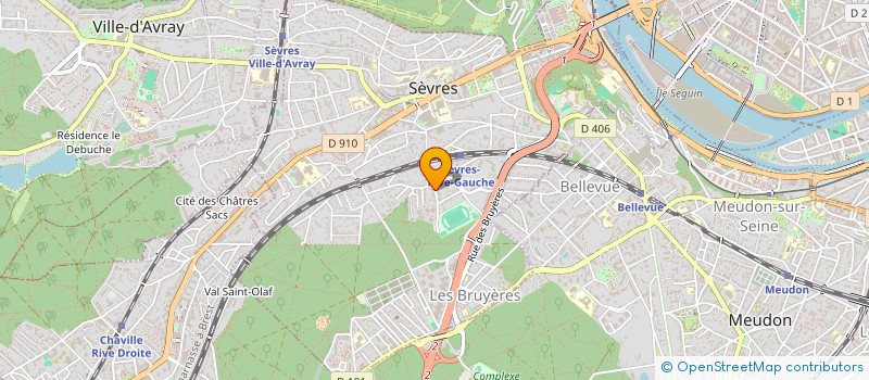 localisation de l'entreprise MONSIEUR LAURENT LEBOEUF à SEVRES