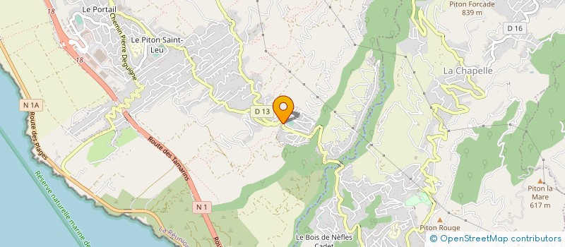 localisation de l'entreprise MONSIEUR LAURENT LEBON  SAINT-LEU