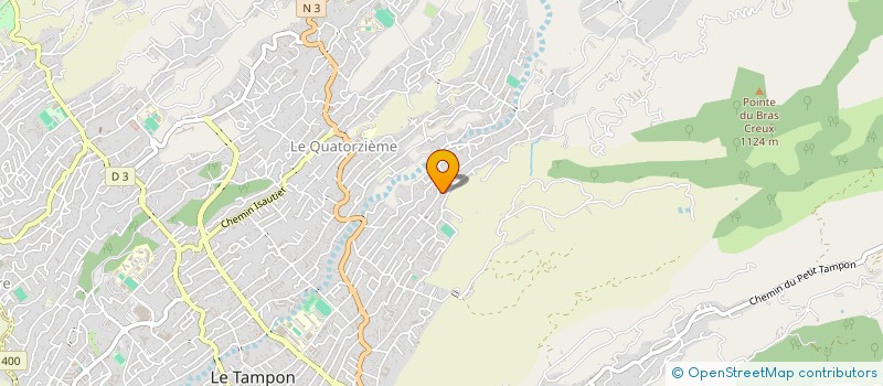 localisation de l'entreprise MONSIEUR LAURENT LEBON  LE TAMPON