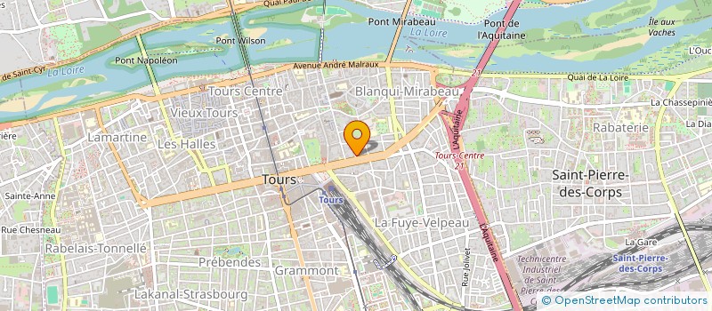 localisation de l'entreprise MONSIEUR LAURENT LECCIA  TOURS