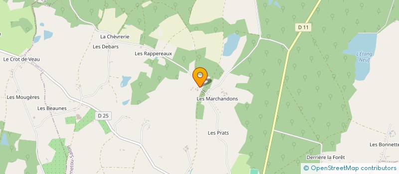 localisation de l'entreprise MONSIEUR LAURENT LECLERC  MENETOU-SALON