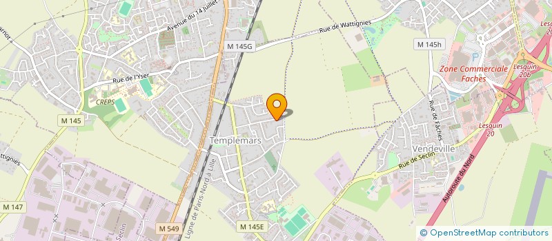 localisation de l'entreprise MONSIEUR LAURENT LECOMTE à TEMPLEMARS