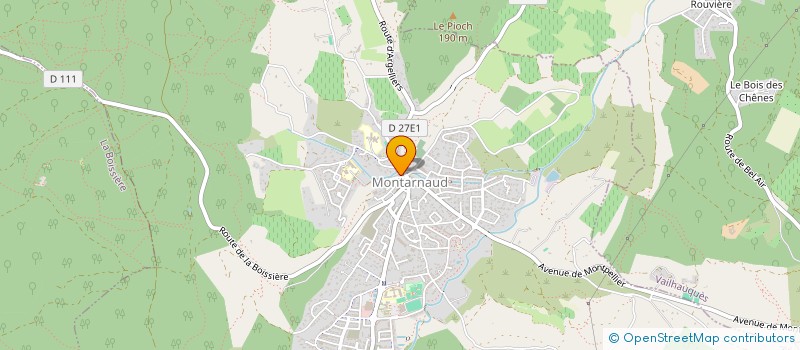 localisation de l'entreprise MONSIEUR LAURENT LECOMTE  MONTARNAUD