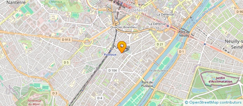 localisation de l'entreprise MONSIEUR LAURENT LECOQ  PUTEAUX