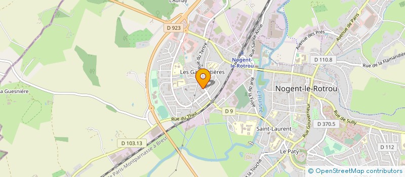 localisation de l'entreprise MONSIEUR LAURENT LECOUTURIER à NOGENT-LE-ROTROU