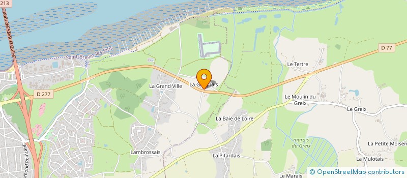 localisation de l'entreprise MONSIEUR LAURENT LECROQ à SAINT-BREVIN-LES-PINS