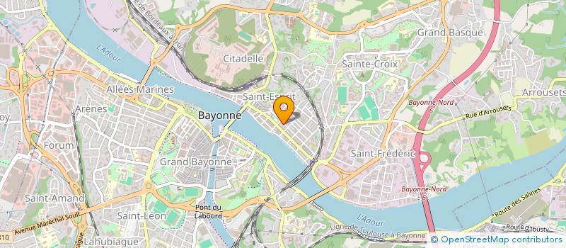 localisation de l'entreprise MONSIEUR LAURENT LEDAIN à BAYONNE