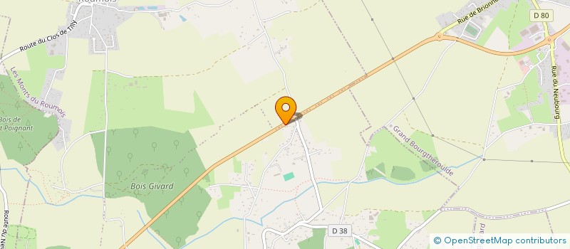 localisation de l'entreprise MONSIEUR LAURENT LEDANOIS  GRAND BOURGTHEROULDE