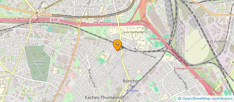 localisation de l'entreprise MONSIEUR LAURENT LEFEBVRE à LILLE