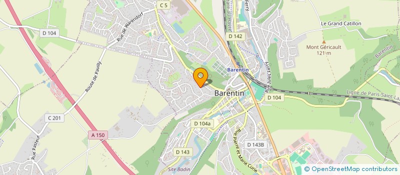 localisation de l'entreprise MONSIEUR LAURENT LEFEBVRE  BARENTIN