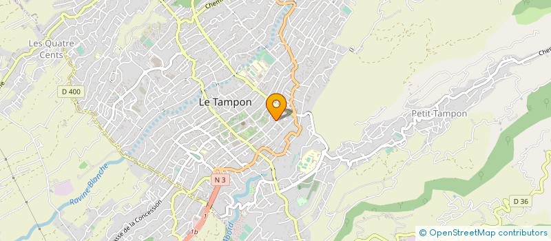 localisation de l'entreprise MONSIEUR LAURENT LEFEUVRE à LE TAMPON