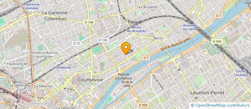 localisation de l'entreprise MONSIEUR LAURENT LEFEUVRE à COURBEVOIE