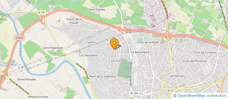 localisation de l'entreprise MONSIEUR LAURENT LEFEVRE à BEZIERS