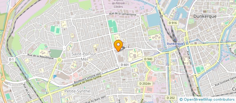 localisation de l'entreprise MONSIEUR LAURENT LEFEVRE à DUNKERQUE