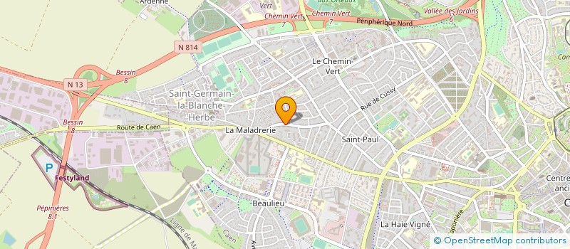 localisation de l'entreprise MONSIEUR LAURENT LEFEVRE à CAEN