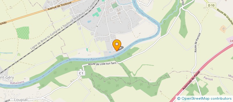 localisation de l'entreprise MONSIEUR LAURENT LEFEVRE à LISLE-SUR-TARN