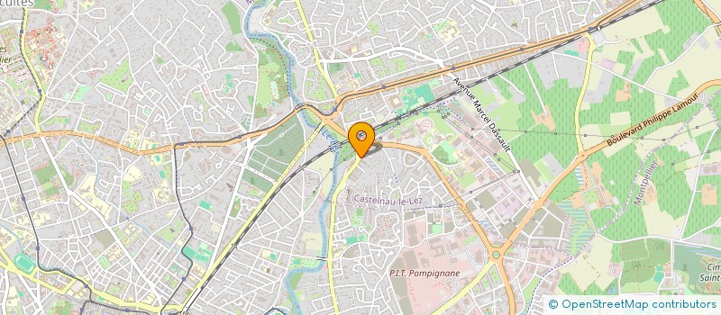 localisation de l'entreprise MONSIEUR LAURENT LEFEVRE  CASTELNAU-LE-LEZ