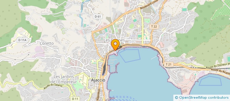 localisation de l'entreprise MONSIEUR LAURENT LEFORT à AJACCIO