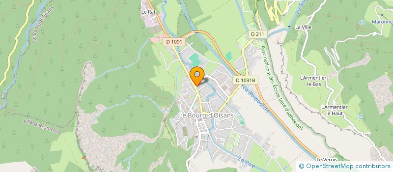 localisation de l'entreprise MONSIEUR LAURENT LEFORT à LE BOURG-D'OISANS