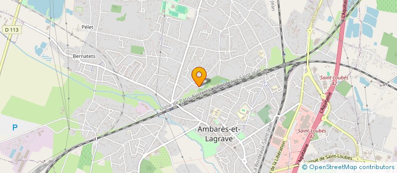 localisation de l'entreprise MONSIEUR LAURENT LEGER  AMBARES-ET-LAGRAVE