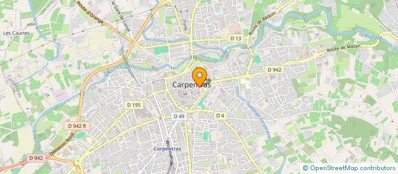 localisation de l'entreprise MONSIEUR LAURENT LEGER à CARPENTRAS