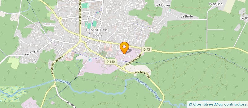 localisation de l'entreprise MONSIEUR LAURENT LEGLIZE  GASTES