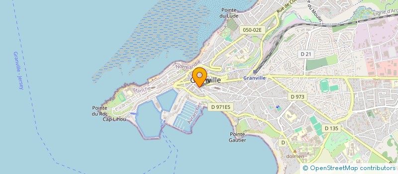 localisation de l'entreprise MONSIEUR LAURENT LEGOUPIL à GRANVILLE