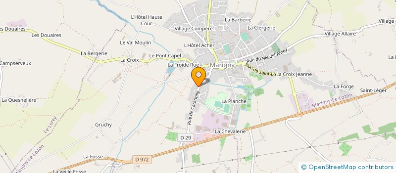 localisation de l'entreprise MONSIEUR LAURENT LEGRAND  LA LANDE-D'AIROU