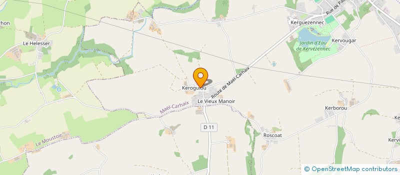 localisation de l'entreprise MONSIEUR LAURENT LEGUET  MAEL-CARHAIX