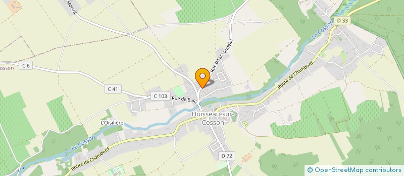 localisation de l'entreprise MONSIEUR LAURENT LEHOUX  VINEUIL