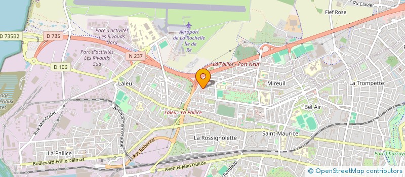 localisation de l'entreprise MONSIEUR LAURENT LEJEUNE  LA ROCHELLE