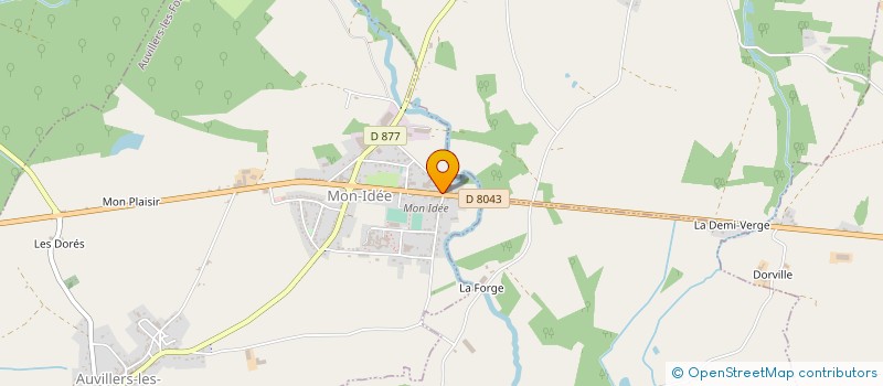 localisation de l'entreprise MONSIEUR LAURENT LEJEUNE  AUVILLERS-LES-FORGES