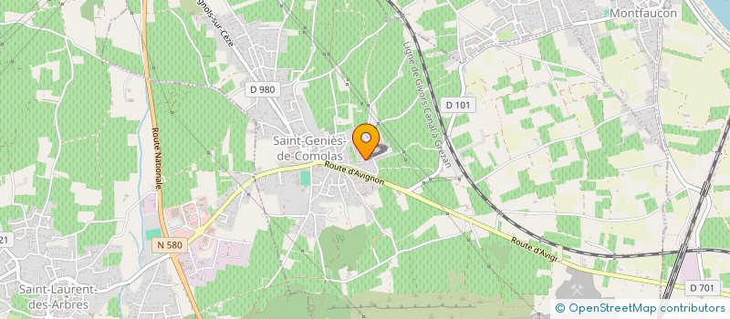 localisation de l'entreprise MONSIEUR LAURENT LELEU  MONTFAUCON