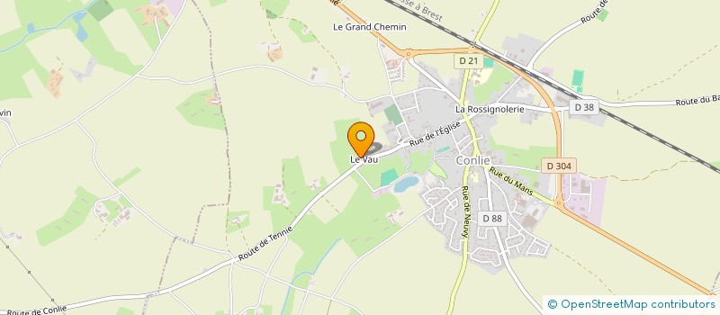 localisation de l'entreprise MONSIEUR LAURENT LELIEVRE  CONLIE