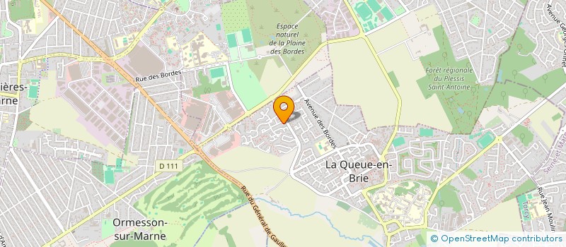 localisation de l'entreprise MONSIEUR LAURENT LELLOUCHE  LA QUEUE-EN-BRIE