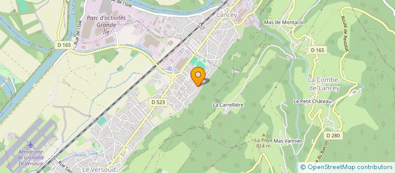 localisation de l'entreprise MONSIEUR LAURENT LELONG à LE VERSOUD
