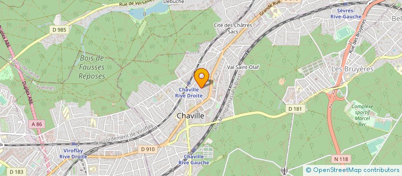 localisation de l'entreprise MONSIEUR LAURENT LEMAHIEU à CHAVILLE