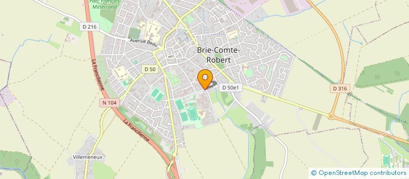 localisation de l'entreprise MONSIEUR LAURENT LEMAIRE à BRIE-COMTE-ROBERT