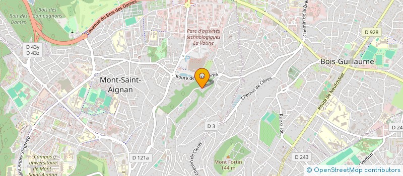 localisation de l'entreprise MONSIEUR LAURENT LEMAIRE à MONT-SAINT-AIGNAN