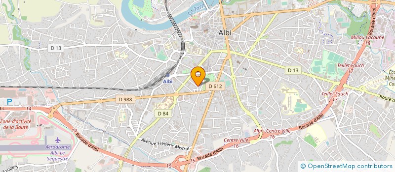 localisation de l'entreprise MONSIEUR LAURENT LEMAIRE  ALBI