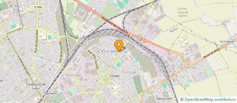 localisation de l'entreprise MONSIEUR LAURENT LEMAIRE  BETHENY