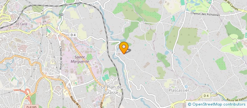 localisation de l'entreprise MONSIEUR LAURENT LEMAITRE  GRASSE