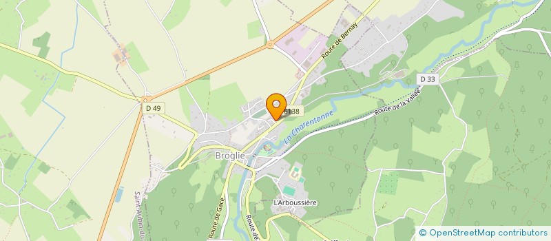 localisation de l'entreprise MONSIEUR LAURENT LEMEE  BROGLIE