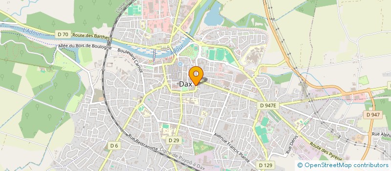 localisation de l'entreprise MONSIEUR LAURENT LEMOGNE  DAX