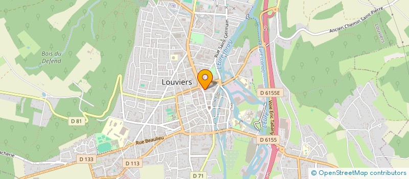 localisation de l'entreprise MONSIEUR LAURENT LEMONNIER à LOUVIERS
