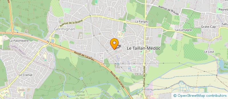 localisation de l'entreprise MONSIEUR LAURENT LEMOUSSU à LE TAILLAN-MEDOC