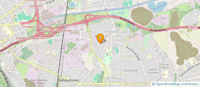 localisation de l'entreprise MONSIEUR LAURENT LEMPEREUR  NOYELLES-SOUS-LENS