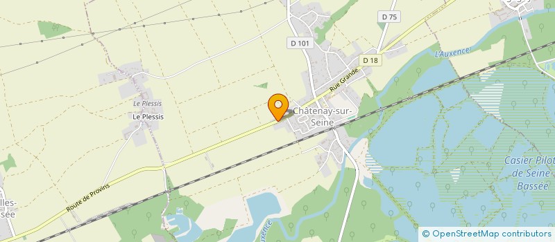 localisation de l'entreprise MONSIEUR LAURENT LENCEL  CHATENAY-SUR-SEINE