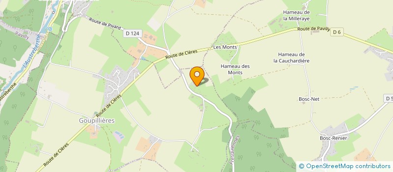 localisation de l'entreprise MONSIEUR LAURENT LENOIR  GOUPILLIERES